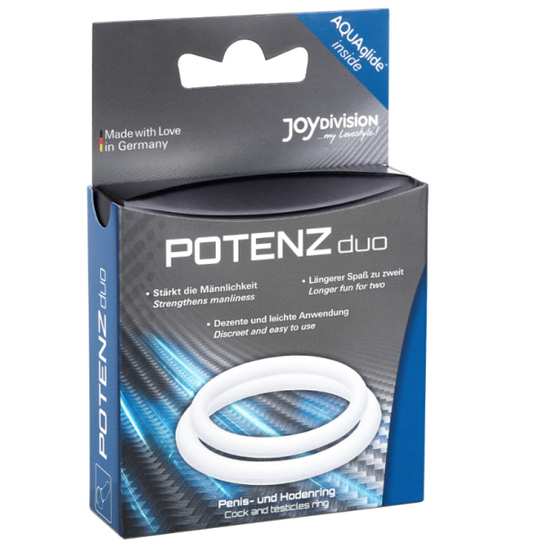 JOYDIVISION POTENZDUO – balti žiedai - m - Image 3