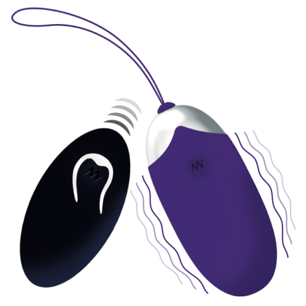 INTENSE COUPLES TOYS – intense - flippy ii vibratorius kiaušinis su nuotoliniu valdymu purpurinis - Image 2
