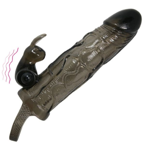 BAILE FOR HIM – baile - drąsus vyras varpos apdaktas su triušiu juodas 16.5 cm
