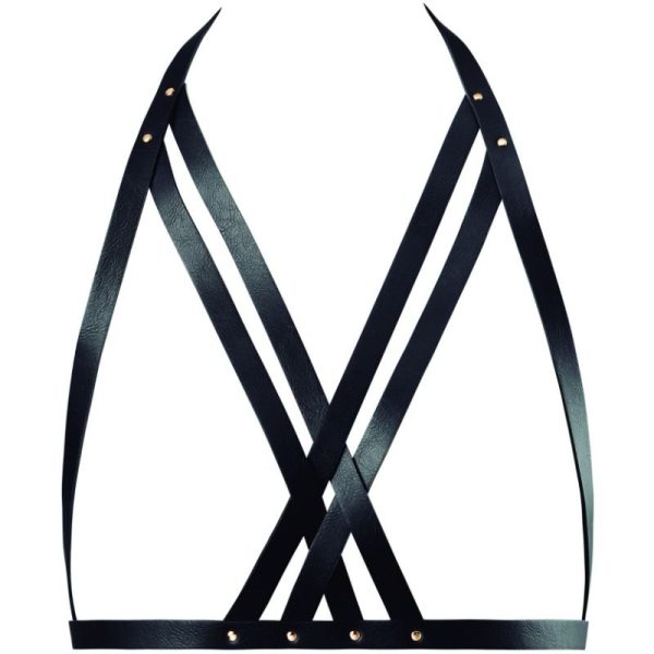 BIJOUX MAZE – bijoux indiscrets maze - halter bra harness juodas