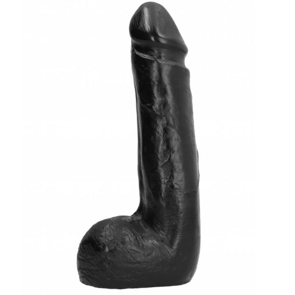 ALL BLACK – minkštas juodas realistiškas dildas 20 cm - Image 2