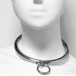 METAL HARD – metalinis kaklo vėrinys su kombinacijos užraktu 10.5 cm