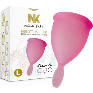 NINA KIKÍ - Menstruacinė taurelė rožinė - dydis L