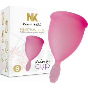 NINA KIKÍ Menstruacinė taurelė rožinė S dydžio