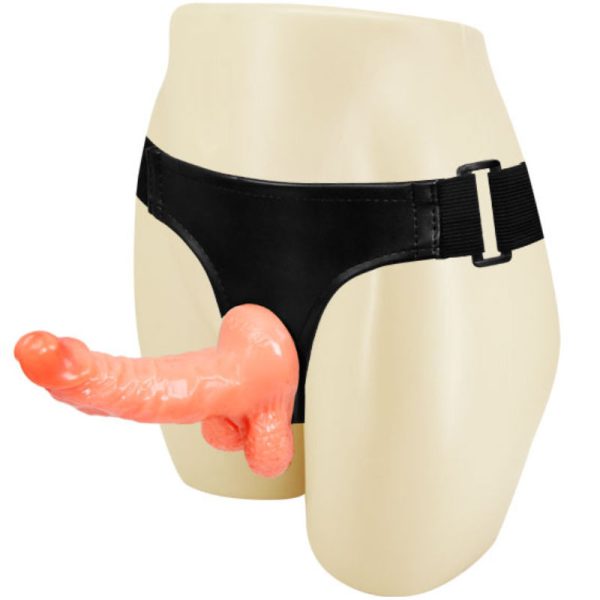 BAILE HARNESS COLLECTION – baile - diržas su realistišku peniu ir ultra aistringais reguliuojamais kelnės 15,5 cm - Image 2