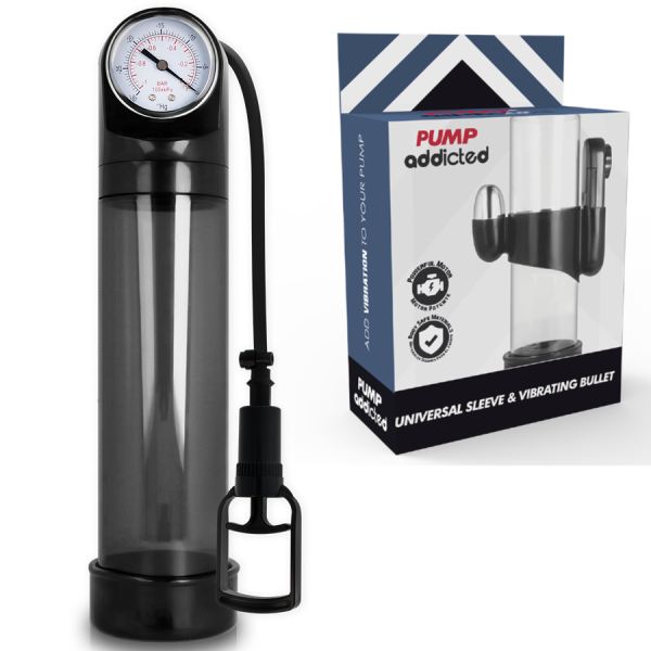 PUMP ADDICTED – rx9 juodas vibratorius
