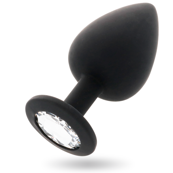 INTENSE ANAL TOYS – intense - šilkinis analinis kamštis juodas