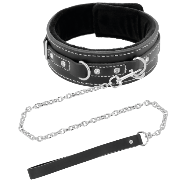 DARKNESS BONDAGE – darkness - aukštos kokybės odainis kaklo vėrinys su pavadėliu - Image 2