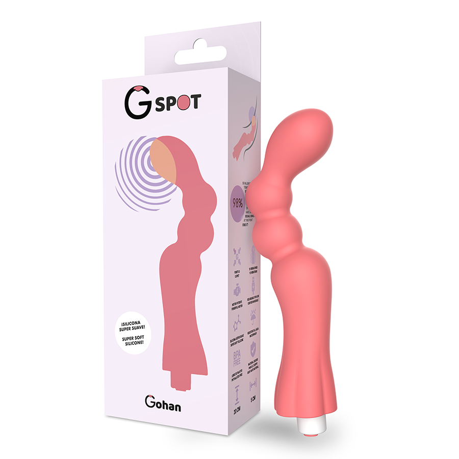 G-SPOT – gohah vibratorius šviesiai raudonas