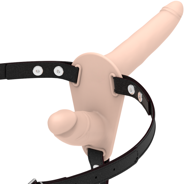 FETISH SUBMISSIVE HARNESS – dviguba penetracija kūno