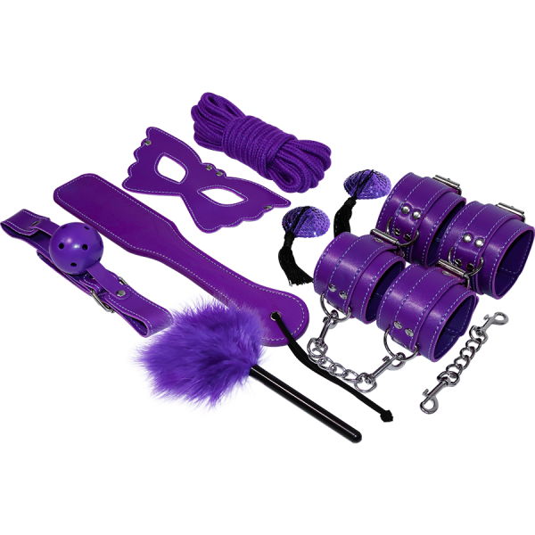 EXPERIENCE – bdsm fetišo rinkinys purpurinė serija - Image 3