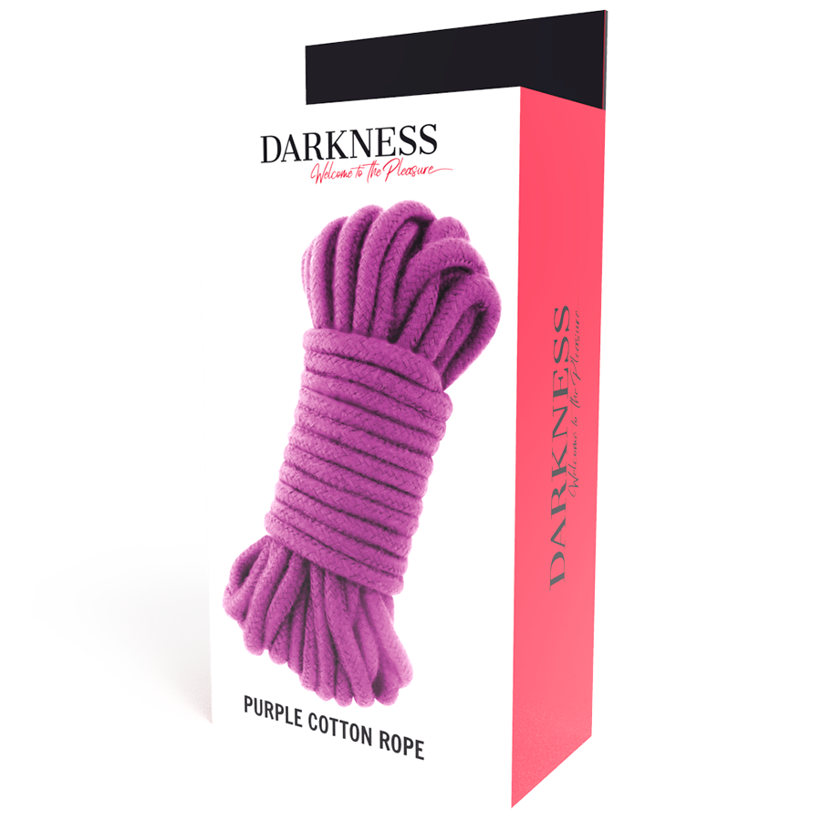 DARKNESS BONDAGE – darkness - japonų virvė 10 m purpurinė