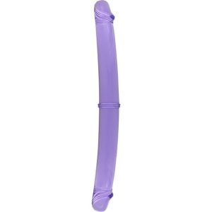 SEVEN CREATIONS – dvigubas penis 30 cm violetinis