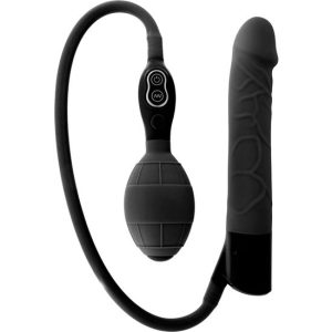 SEVEN CREATIONS – juodas inflatable vibratorius