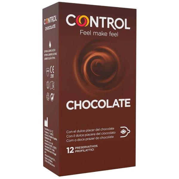 CONTROL CONDOMS – control - adapta šokolado prezervatyvai 12 vienetų