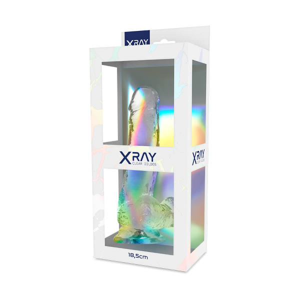 X RAY – aiškus penisas su kiaušiniais 18.5 cm -o- 3.8 cm - Image 2