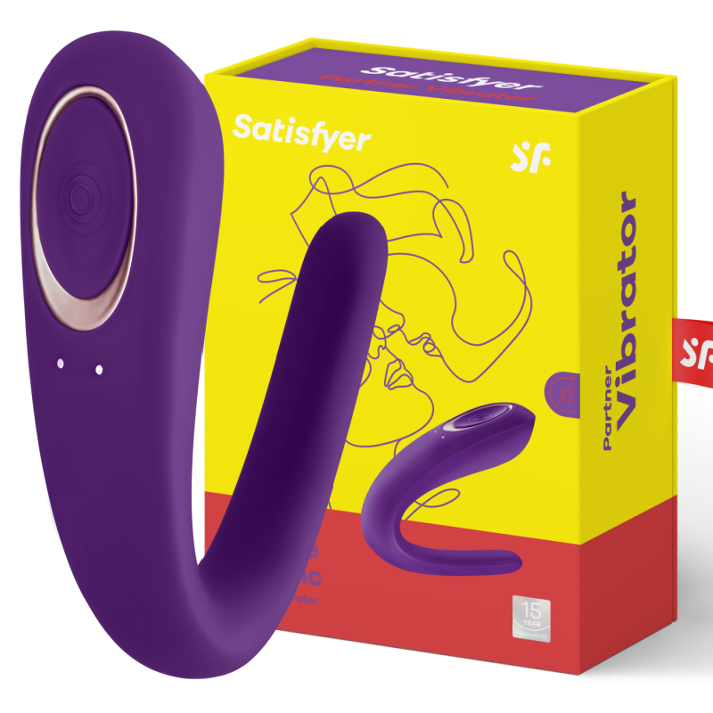 SATISFYER PARTNER – satisfyer - partner žaislas vibratorius, stimuliuojantis abiejus partnerius