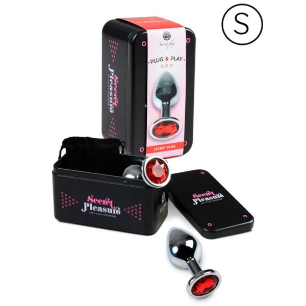 SECRETPLAY TOYS – secretplay - analinis kamštis raudonas s - Image 2