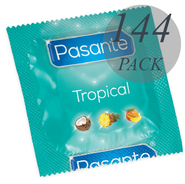 PASANTE – tropiniai prezervatyvai 144 vienetės - Image 2