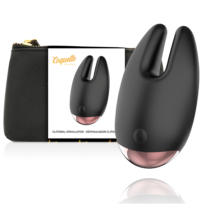 COQUETTE TOYS – coquette chic desire - kliutorinis stimuliatorius juodas / auksinis