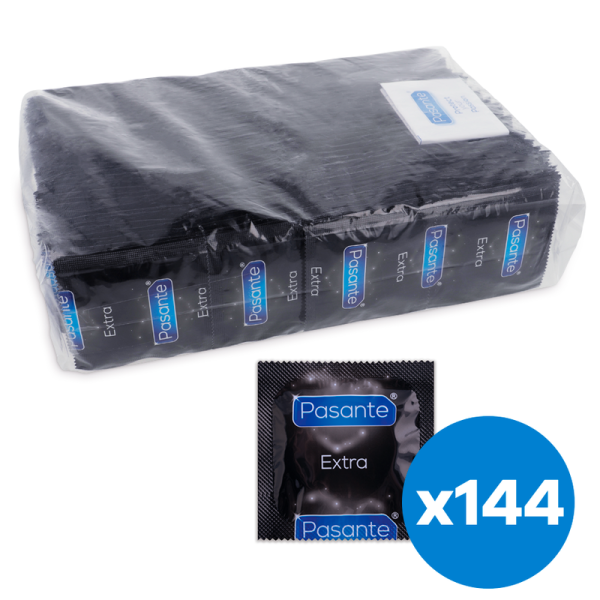 PASANTE – prezervatyvai extra 144 vienetės