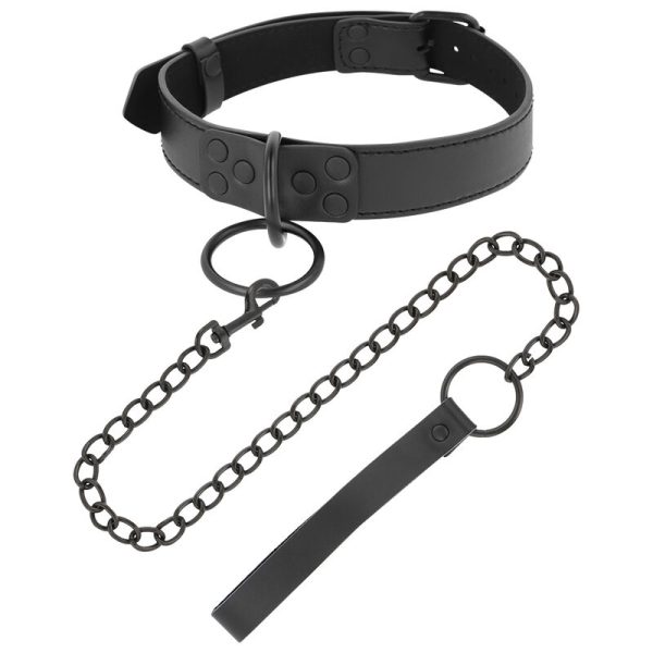 DARKNESS BONDAGE – darkness - juodas kaklaraštis su grandine - Image 2