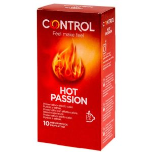 CONTROL CONDOMS – control - karšta aistra šildantis efektas 10 vienetų