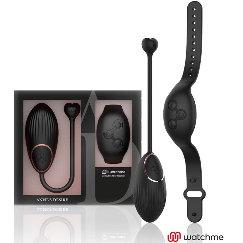 ANNE´S DESIRE – ANNE´S DESIRE - kiaušinis su nuotoliniu valdymu watchme juodas