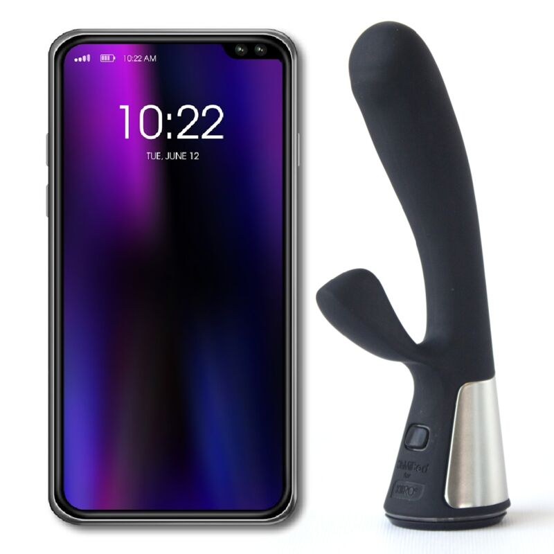 KIIROO – ohmibod fuse aplikacijos nuotolinis valdymas juodas