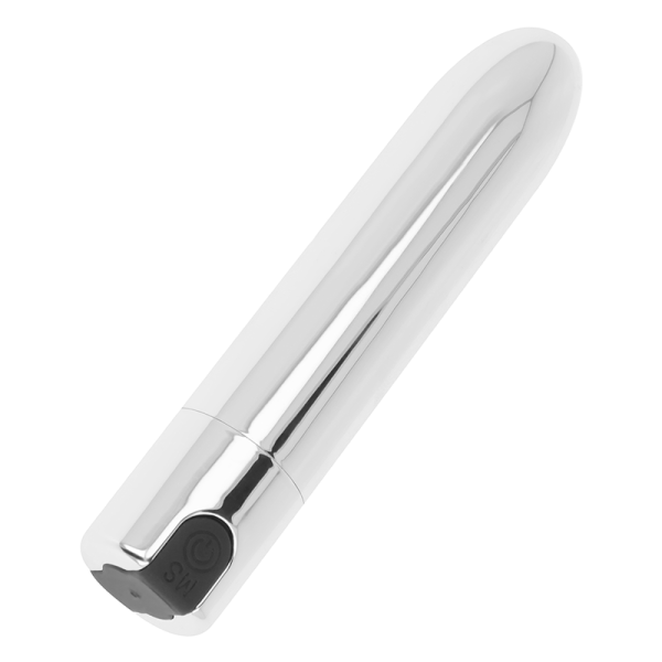 OHMAMA - Sidabrinė Vibruojanti Kulka 9.5 cm