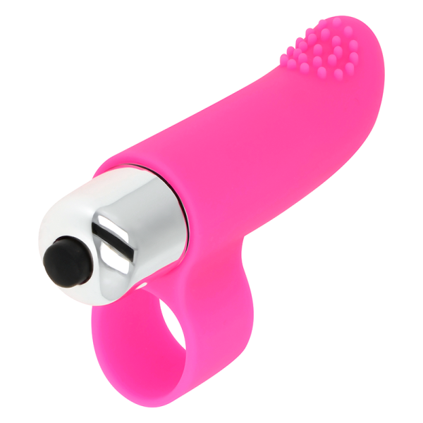 OHMAMA – textūruotas vibruojantis pirštinis 8 cm - Image 3