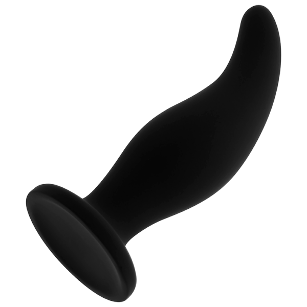 OHMAMA – kreiptas silikoninis analinis kamštis p-taškai 12 cm - Image 2