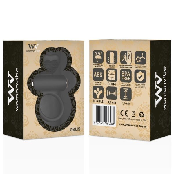 WOMANVIBE – zeus silikoninis vibratoriaus žiedas - Image 2