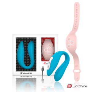 WEARWATCH – žiūrėk man dual technology vibrator indigo / rožinis