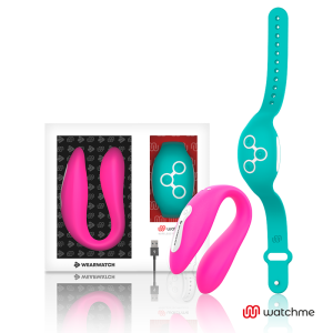 WEARWATCH – dual technologijos watchme vibratorius fuchsia / jūrų vanduo