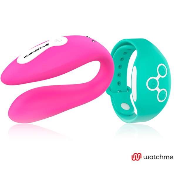 WEARWATCH – dual technologijos watchme vibratorius fuchsia / jūrų vanduo - Image 2