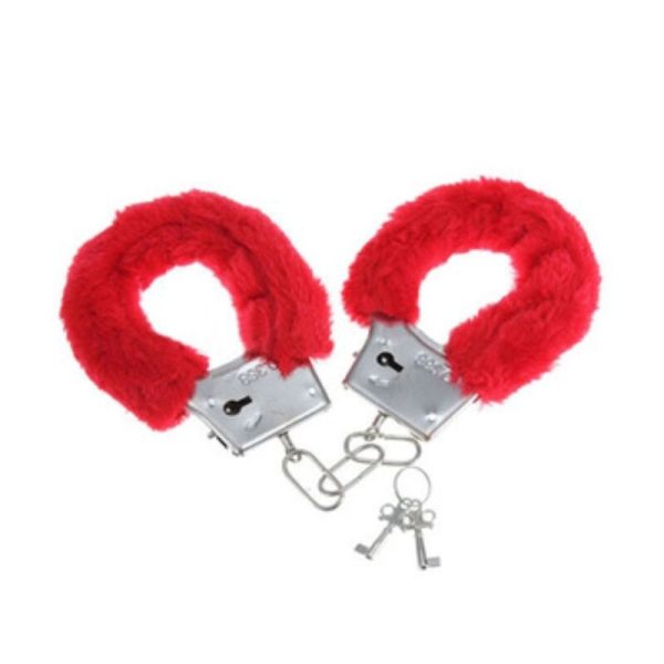 DIABLO PICANTE - PLEASURE FURRY HANDCUFFS RED - Image 2