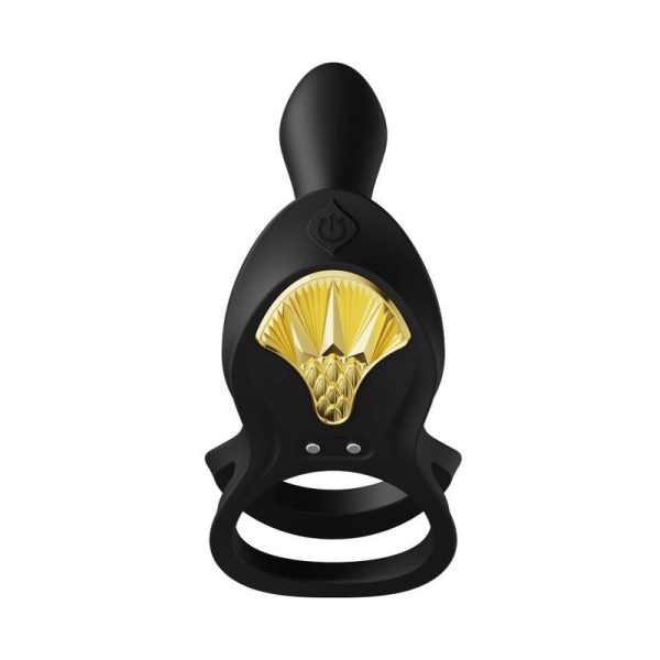ZALO - BAYEK VIBRATING COUPLES RING BLACK - Image 4