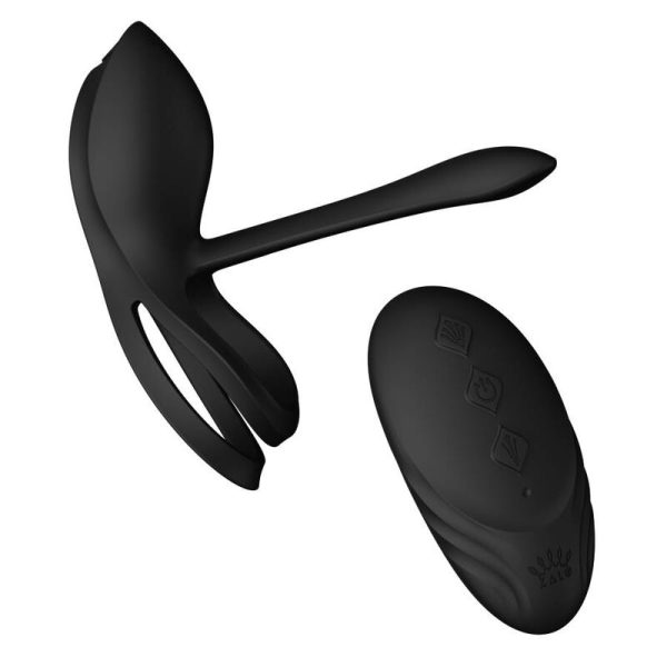 ZALO - BAYEK VIBRATING COUPLES RING BLACK - Image 14