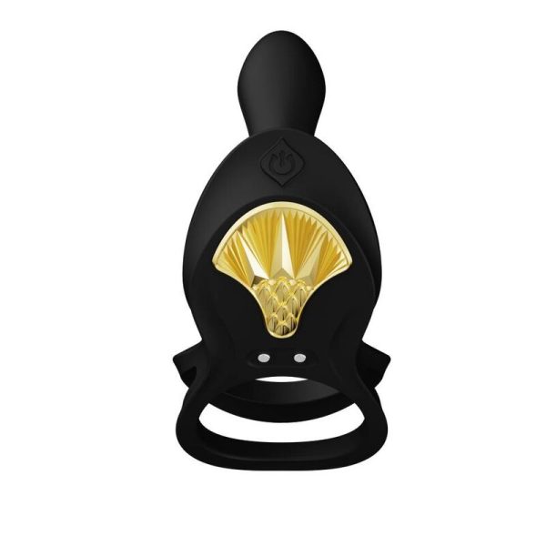 ZALO - BAYEK VIBRATING COUPLES RING BLACK - Image 5