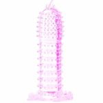 BAILE - PENIS SHEATH WITH PINK STIMULATING POINTS 14 CM