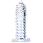 BAILE - PENIS SHEATH WITH TRANSPARENT STIMULATING POINTS 14 CM