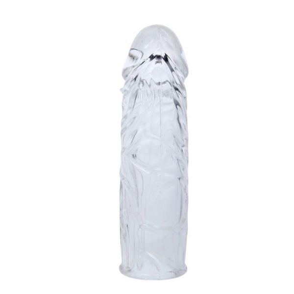 BAILE - TRANSPARENT SILICONE PENIS COVER 13 CM - Image 4