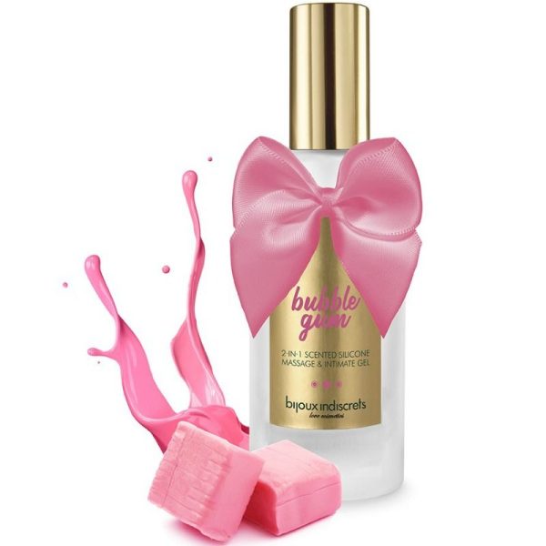 BIJOUX - BUBBLE GUM GEL 2 IN 1 SILICONE STRAWBERRY GUM 100 ML - Image 2