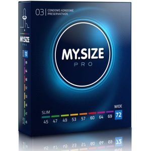 MY SIZE - PRO prezervatyvai 72 mm 3 vnt.