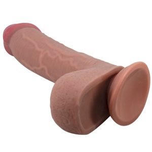 REALISTINIS SLIDING SKIN DILDO SU SIURBLIO TAIKIKLIU