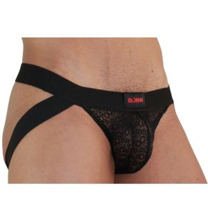 BURN - 005 JOCK LINGERIE JUODAS M
