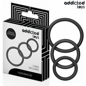 ADDICTED TOYS - Silikoninių žiedų rinkinys 2 modelis