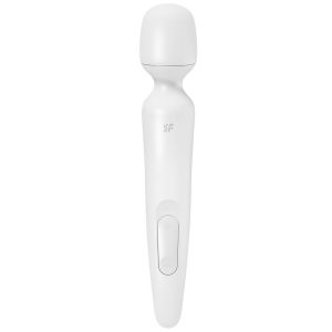 SATISFYER - WAND ERLAND BALTAS VIBRATORIUS