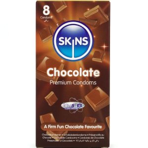 SKINS - Šokoladiniai Prezervatyvai 8 vnt.